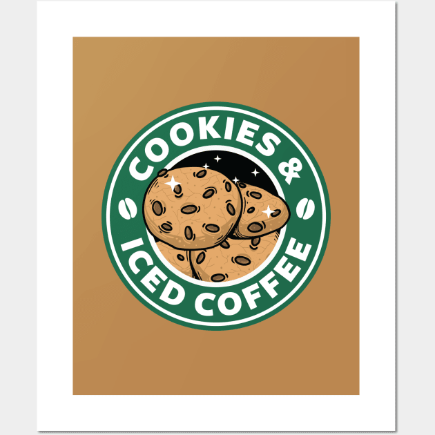 Cookies and Iced Coffee Wall Art by spacedowl